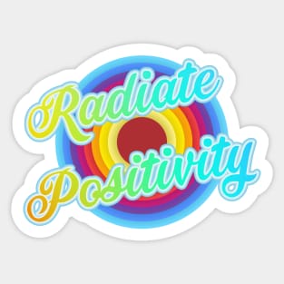 Radiate Positivity Sticker